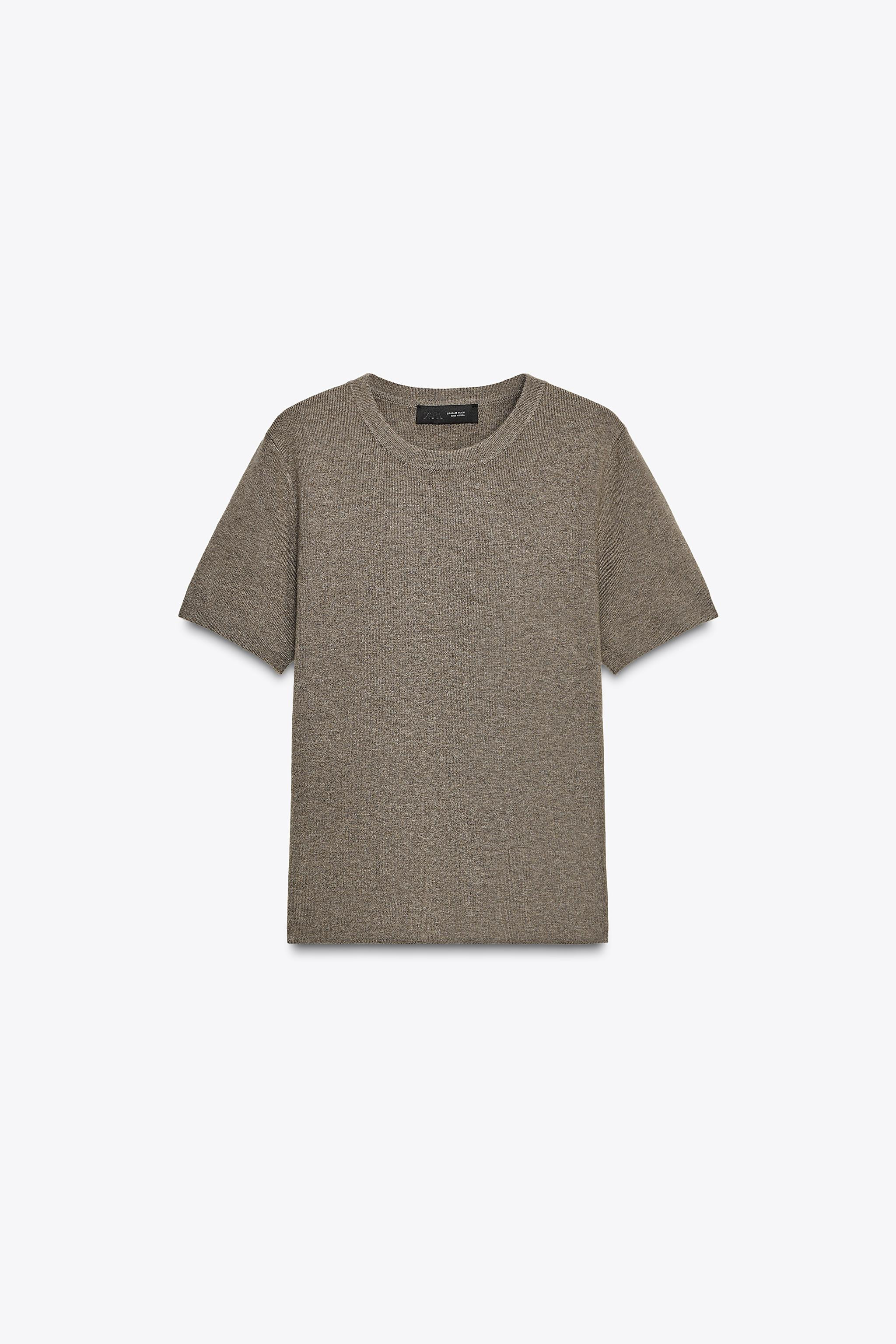 SHORT SLEEVE SOFT FEEL KNIT JUMPER | Zara US