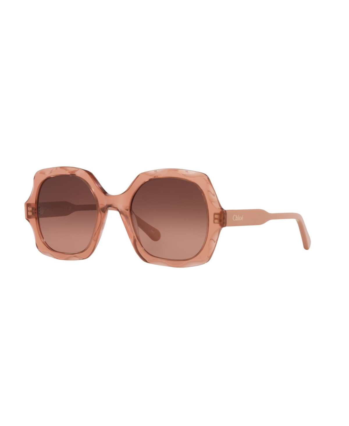 Chloe Women's Large Sunglasses, CH0226S 6N000524 - Brown | Macy's