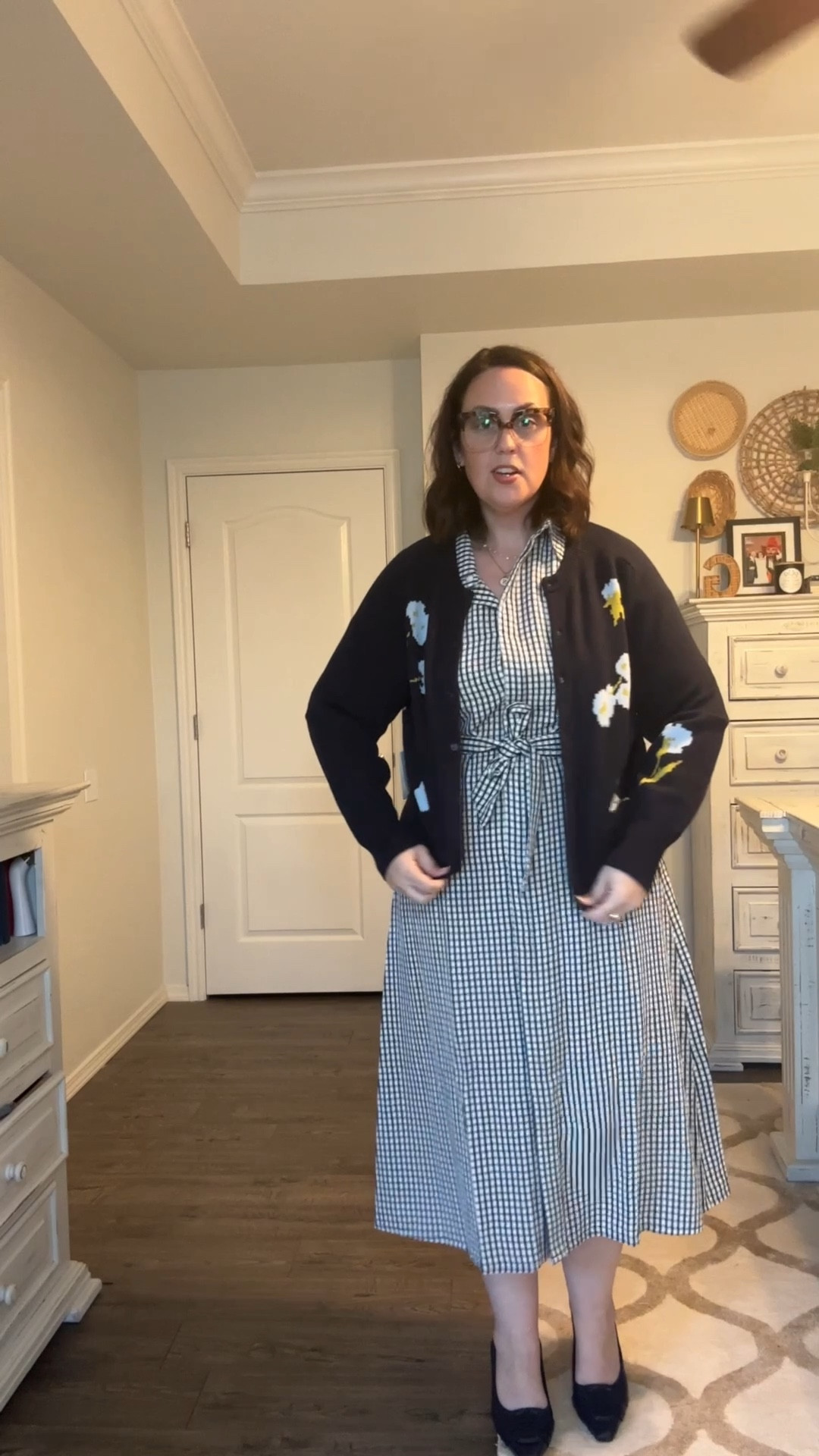 Amazon dress, Walmart sweater—L in both 
Shoes and accessories also linked!

#LTKOver40 #LTKWorkwear #LTKMidsize