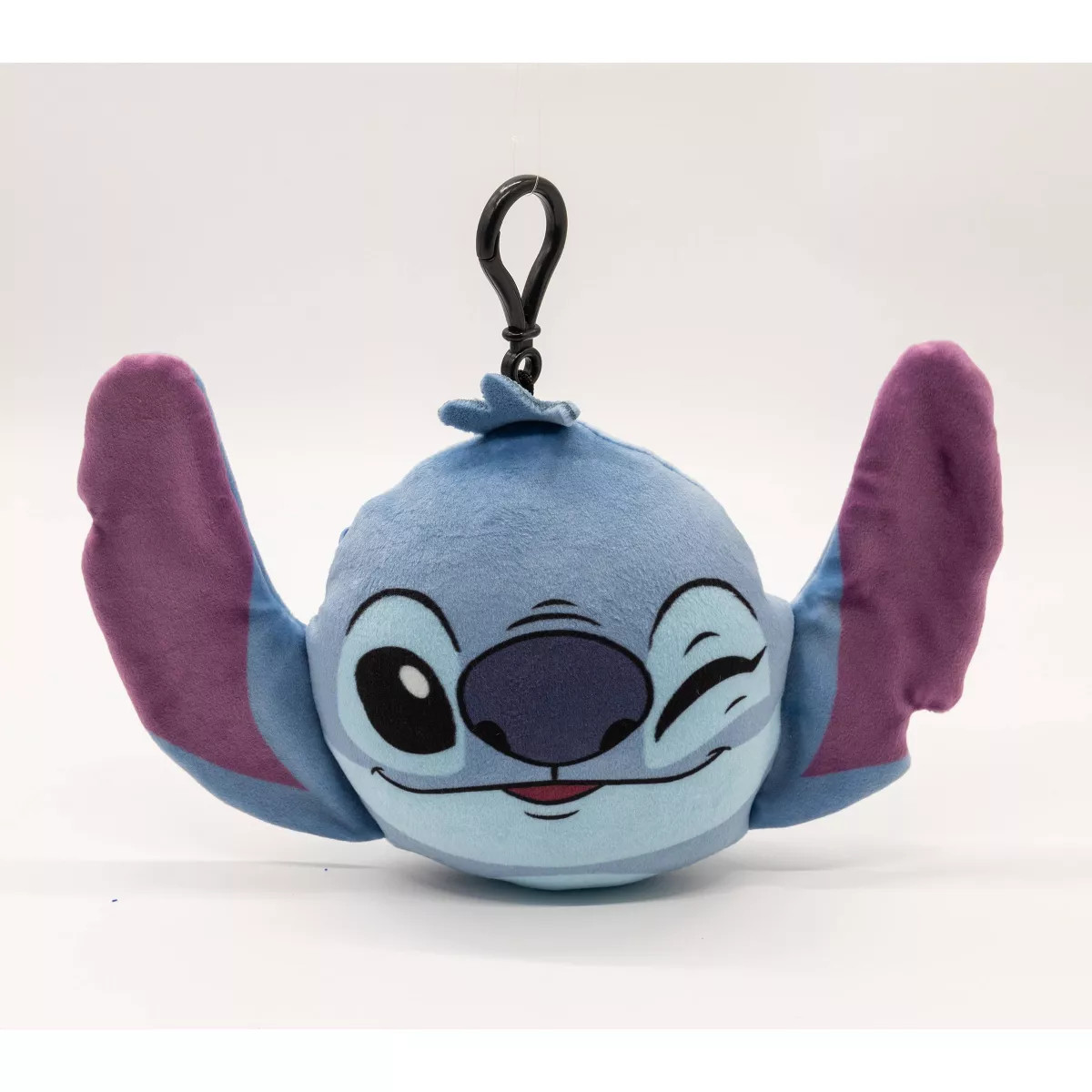 Disney Stitch Face Plush Keychain - Blue | Target