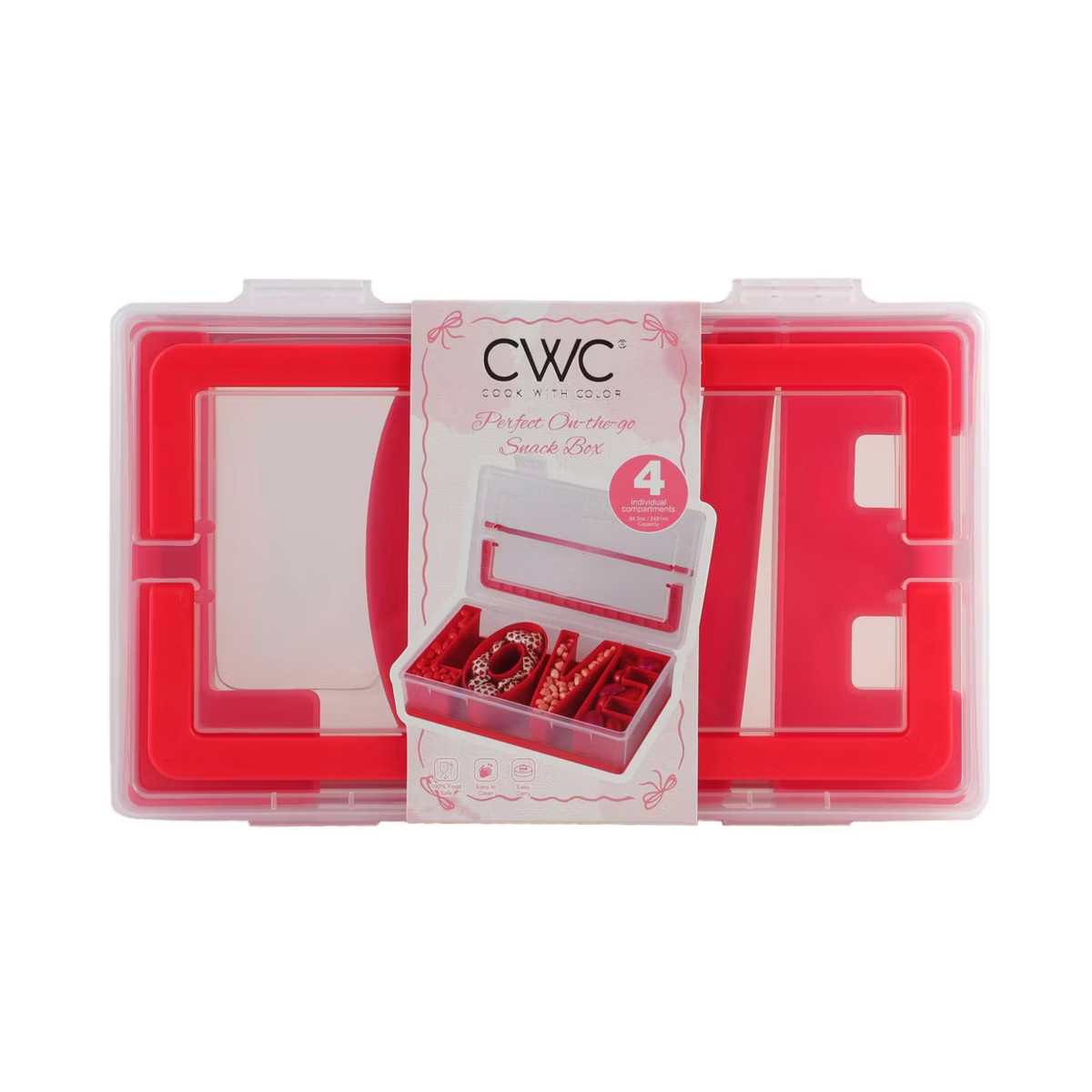 Cook With Color Sentiment Snack Box Food Storage Container | Target