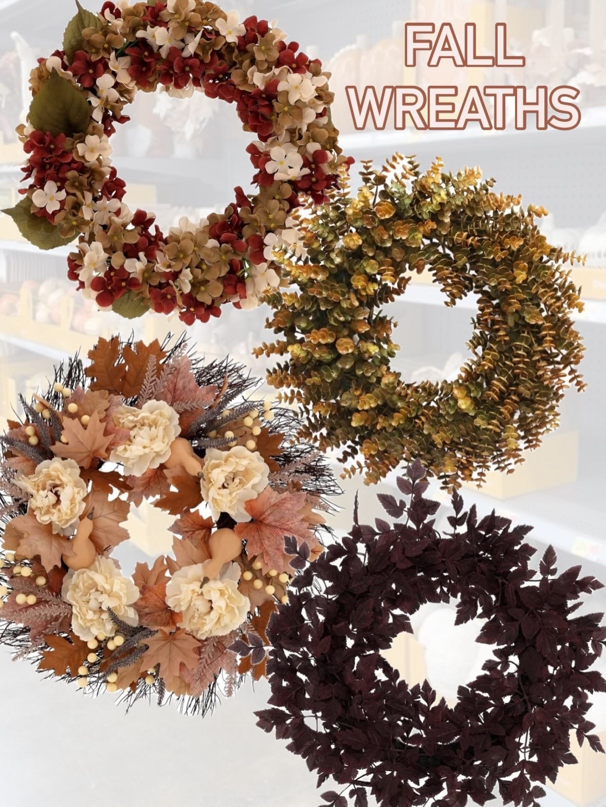 Fall wreaths from Walmart

#LTKootd