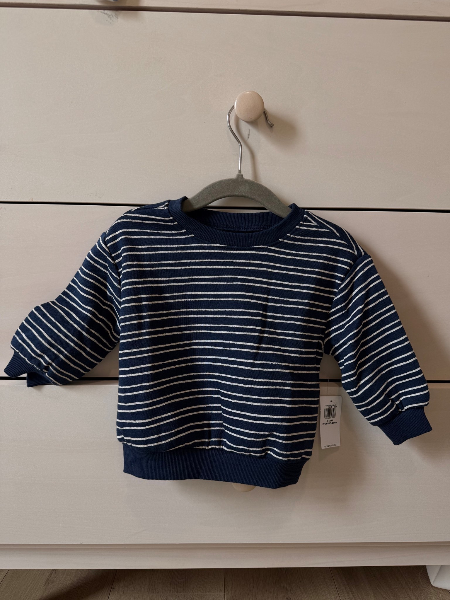 ONLY $8.99 !!!! Cutest striped crew neck sweat shirt for baby boys!! 

#LTKBaby
