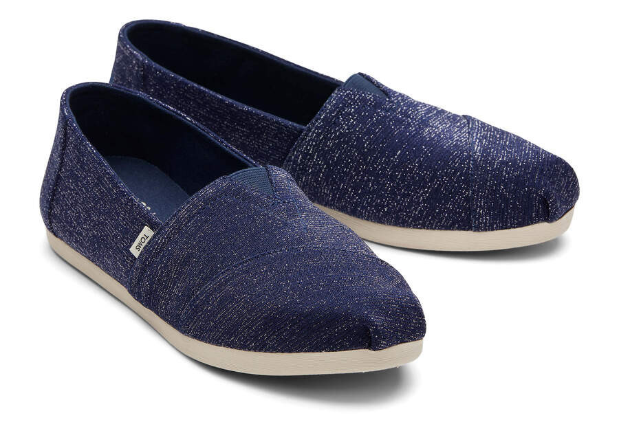 Women's Alpargata Silver Glimmer Espadrille | TOMS | TOMS (US)