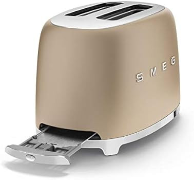 Smeg 2-Slice Toaster Matte Champagne | Amazon (US)