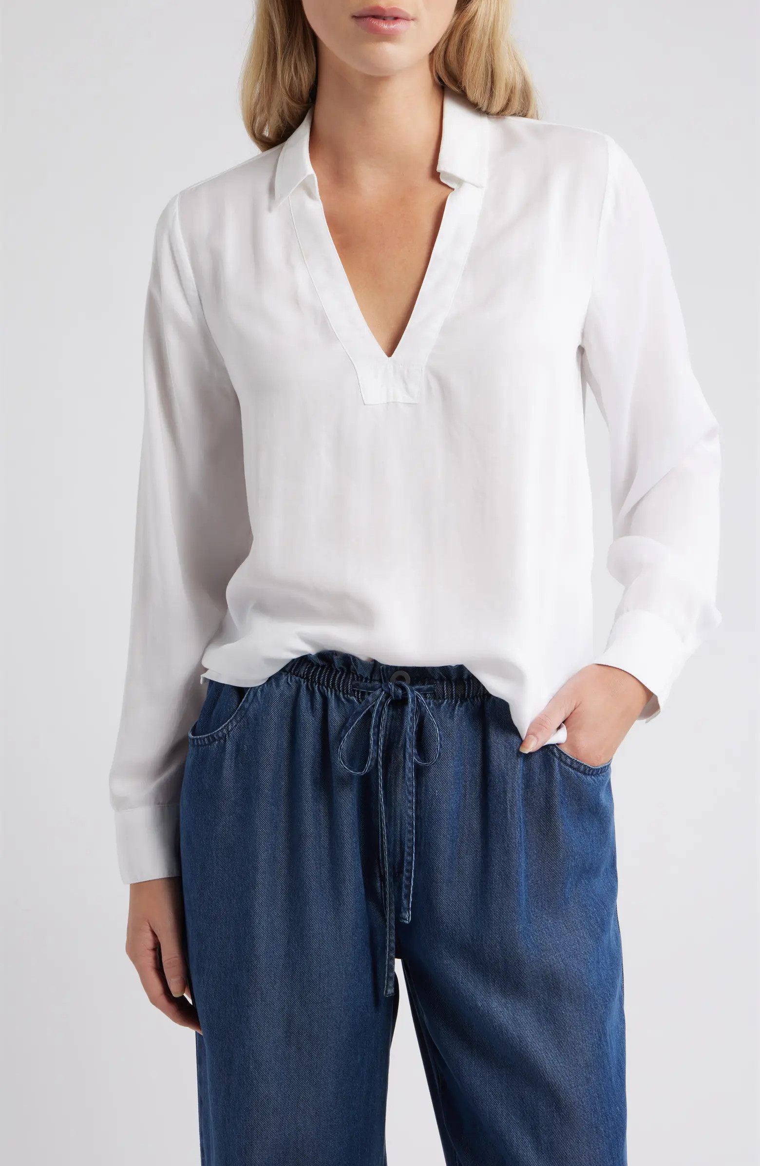 Long Sleeve Popover Top | Nordstrom