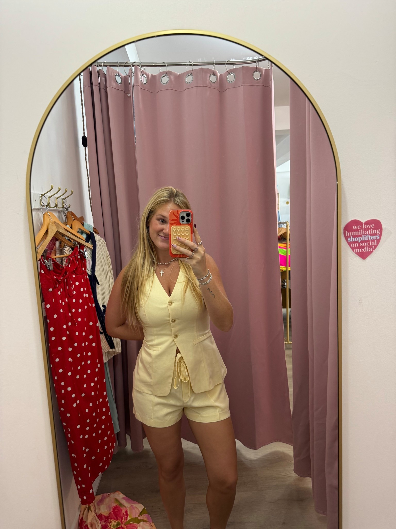 butter yellow matching vest & shorts !! ☀️☀️ 

#LTKSeasonal #LTKTravel #LTKdayinmylife
