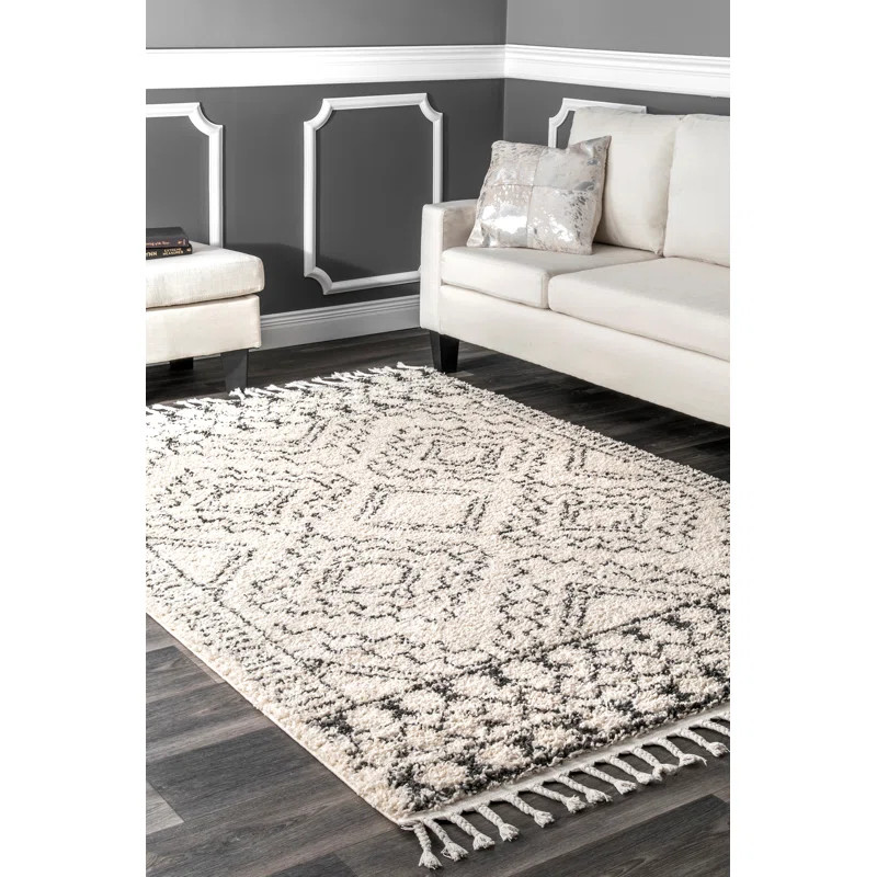 Lydia Southwestern Cream/Charcoal Area Rug | Wayfair North America