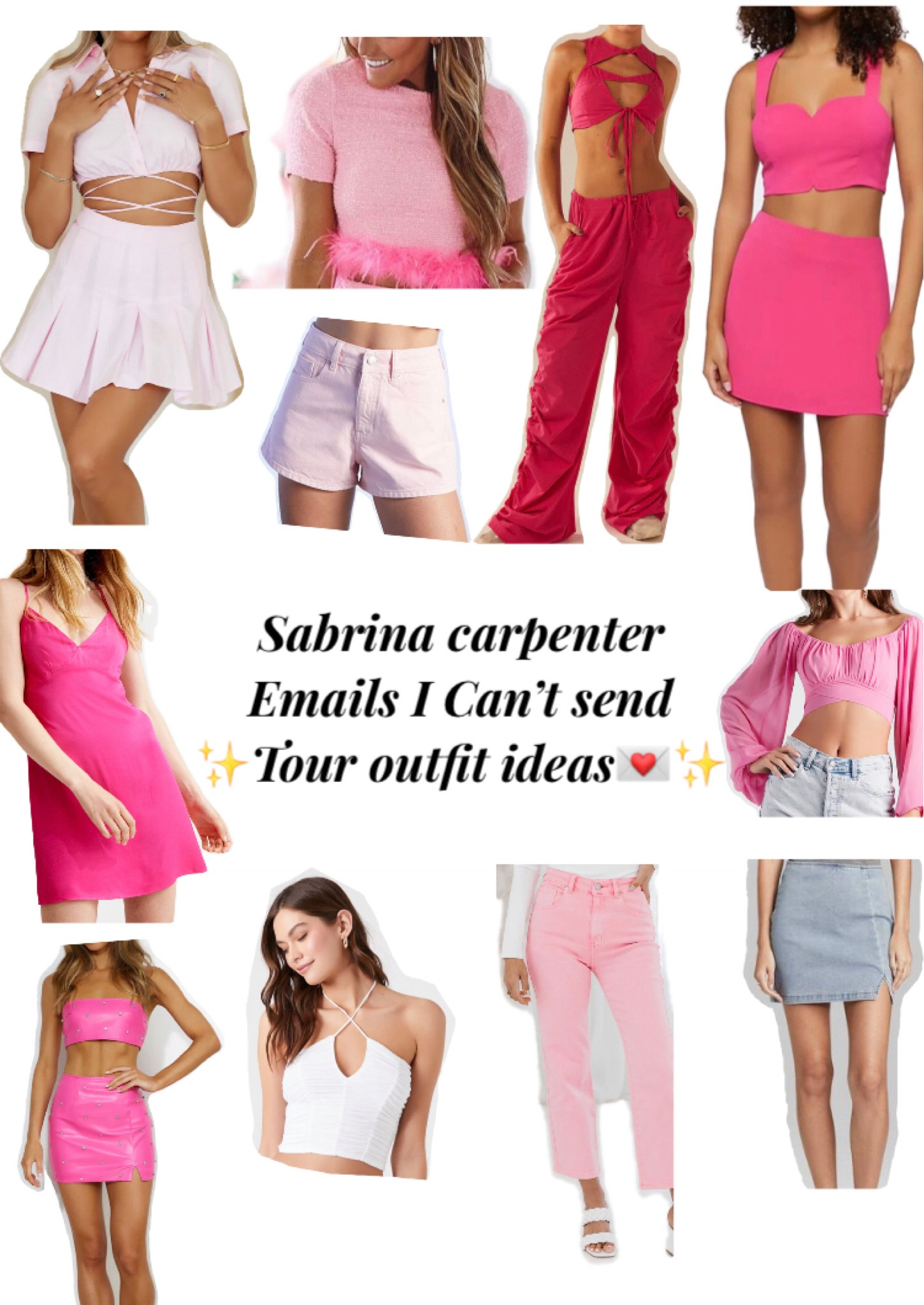 Sabrina carpenter concert outfit inspo💌✨ Bright pink pant set from peppermayo and light pink denim jeans are from http://pinklily.sjv.io/LPVq1Y
#concertoutfitideas #concertoutfitinspiration #sabrinacarpenteroutfits #sabrinacarpentertouroutfits #emailsicantsendtouroutfits #emailsicantsendconcertoutfitd #sabrinacarpenterconcertoutfits