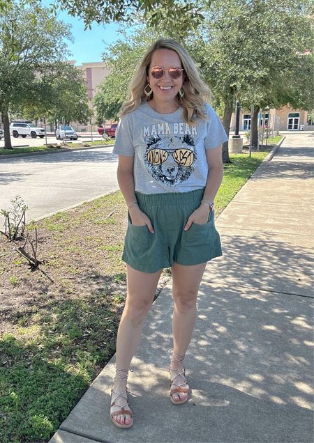 I’ll be wearing this Target outfit on repeat this summer. My tee is $12 and I’m in a size medium. I sized up in these $18 shorts to a medium for extra length and my sandals are $30!  

Mother’s Day, Target style, sandals, target, casual style, summer outfit 

#LTKstyletip #LTKshoecrush #LTKFind