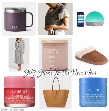 Gift guide for the new mom: new mom, lip mask, face mask, robe, tote, candle, coffee mug, baby wrap, sleep sound machine

#LTKSeasonal #LTKGiftGuide #LTKHoliday