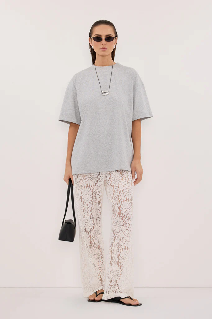 WILMA WHITE LACE PANT | DISSH