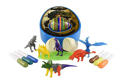 The Eggmazing Egg Decorator The DinoMazing Dinosaur Egg and Year-Round Egg Decorator Kit - Egg Decorating Spinner Arts and Crafts Activity - Includes Mystery Dino Eggs with Non-Toxic Slime and Markers | Amazon (US)
