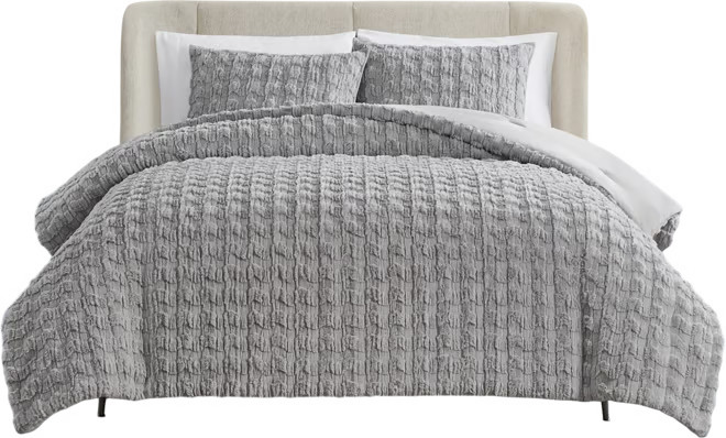 Denai Faux Fur Reversible 2-Pc. Comforter Set, Twin/Twin XL | Macy's