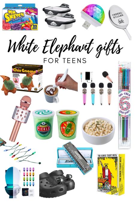 White Elephant gift exchange ideas for teens

#whiteelephant 


#LTKHoliday #LTKGiftGuide #LTKkids