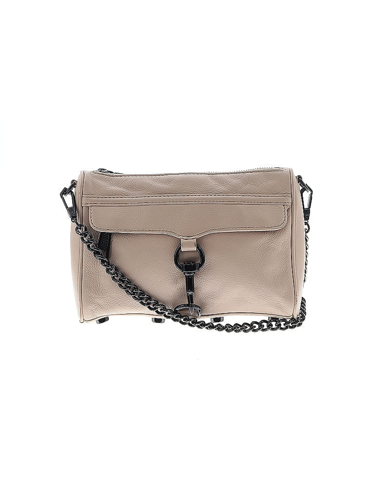 Rebecca Minkoff 100% Leather Gray Tan Leather Crossbody Bag One size - 70% off | ThredUp (US)