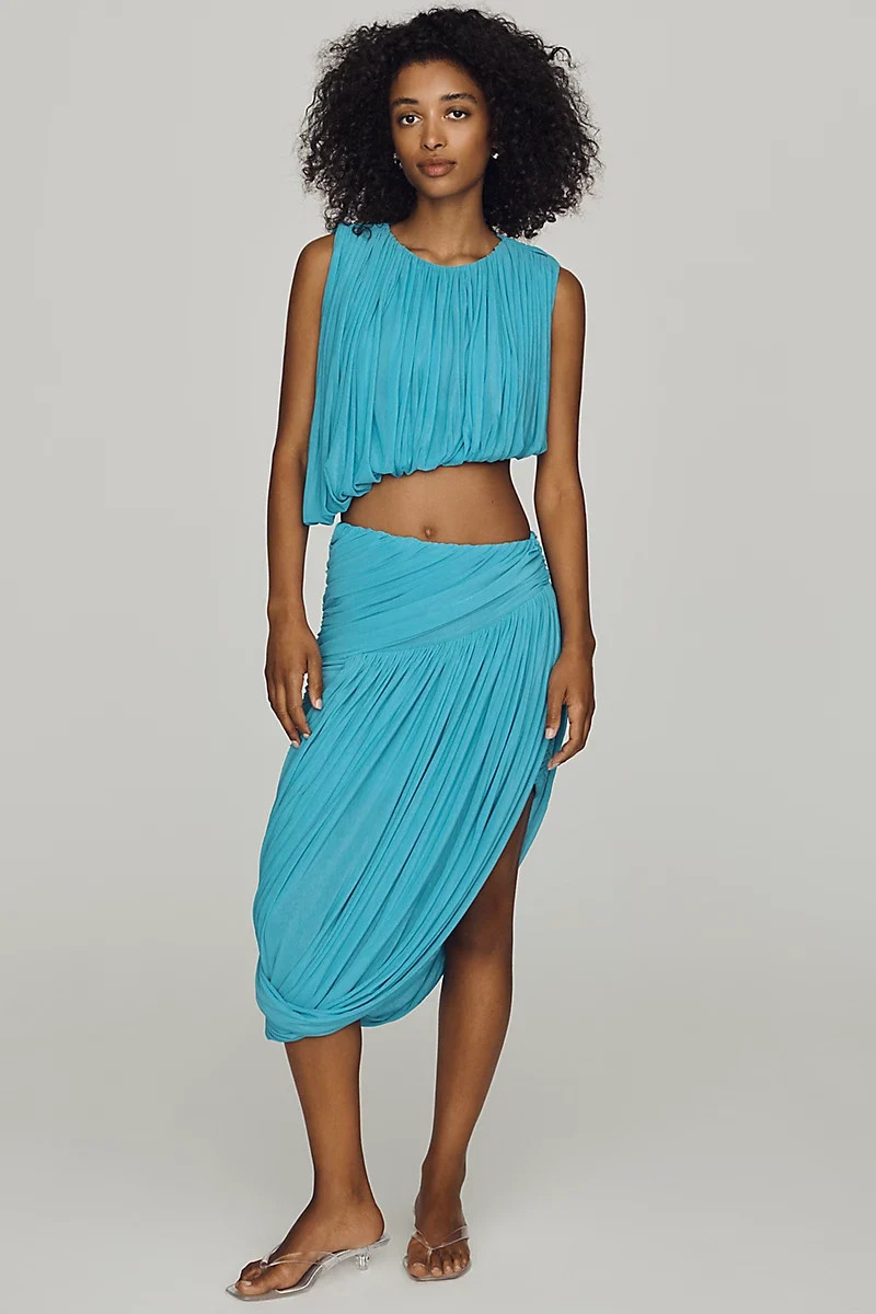 Wes Draped Skirt | Shop Simon