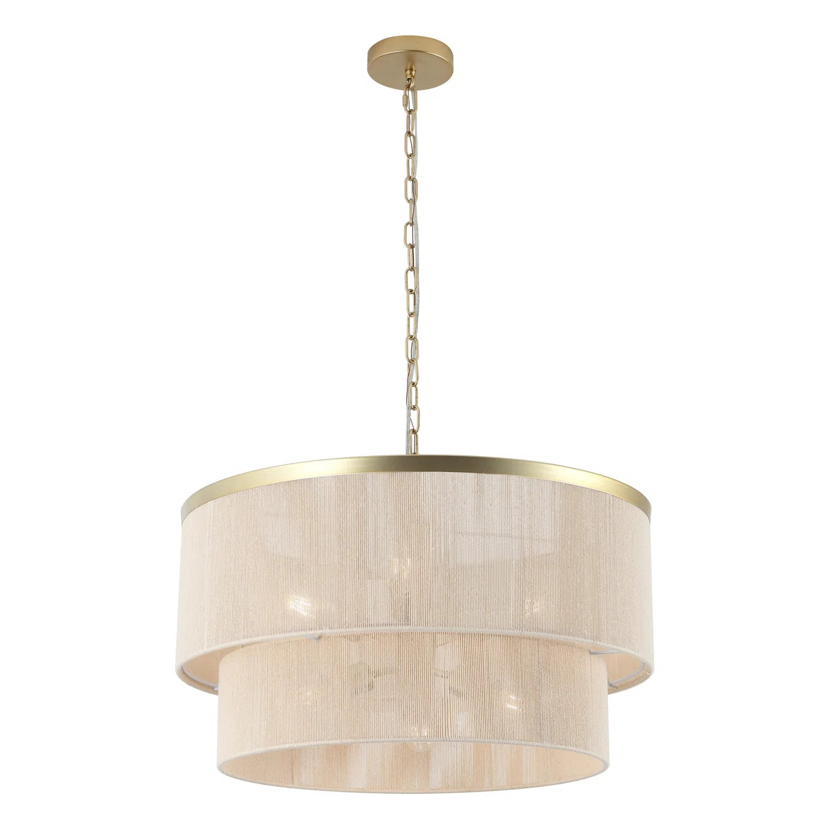 24" 6-Light Dimmable Drum Chandelier | Wayfair North America