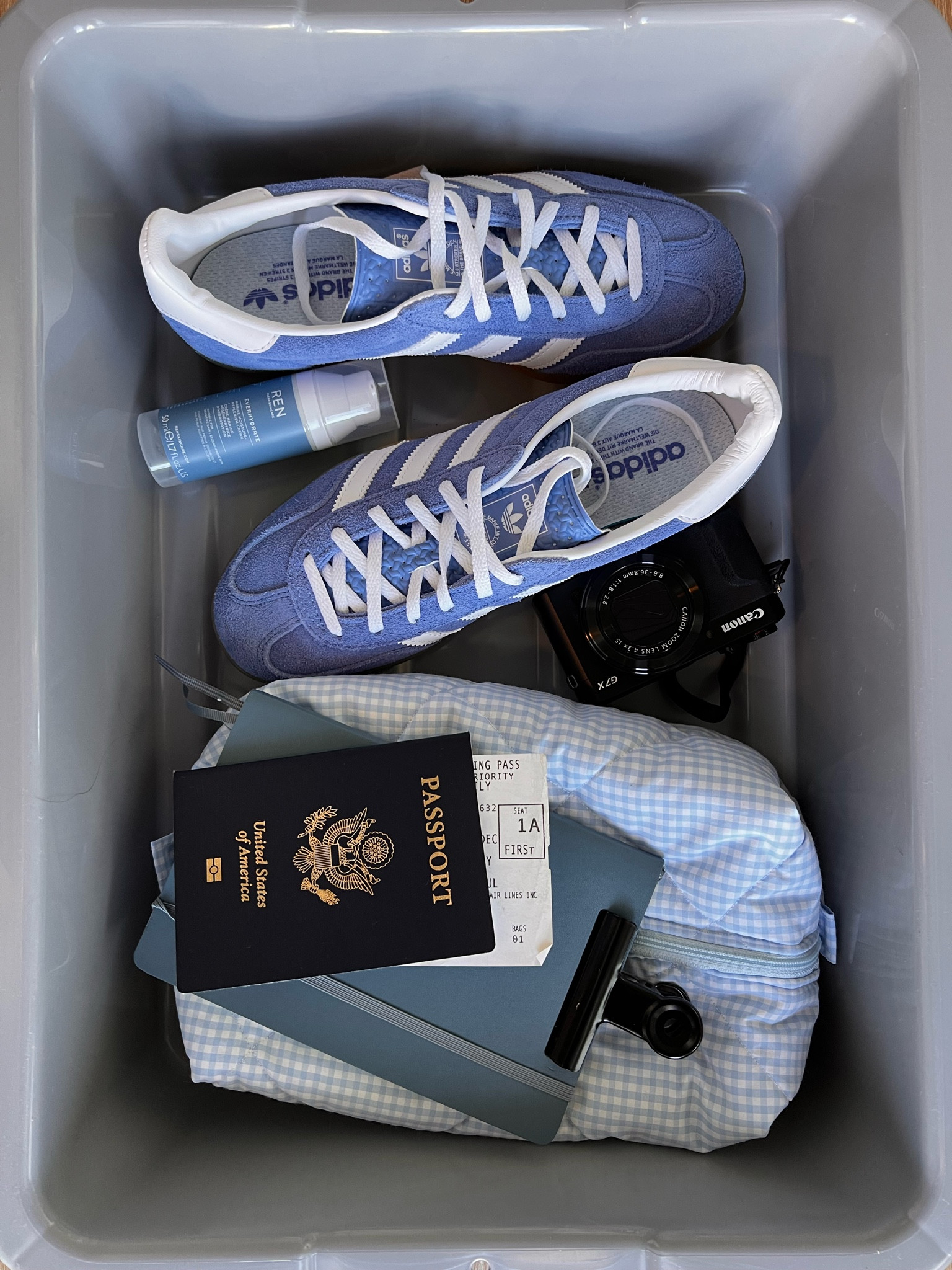 my lil tsa tray! loving this creative trend lately - all the posts are giving me the itch to travel ! 

#LTKTravel #LTKStyleTip