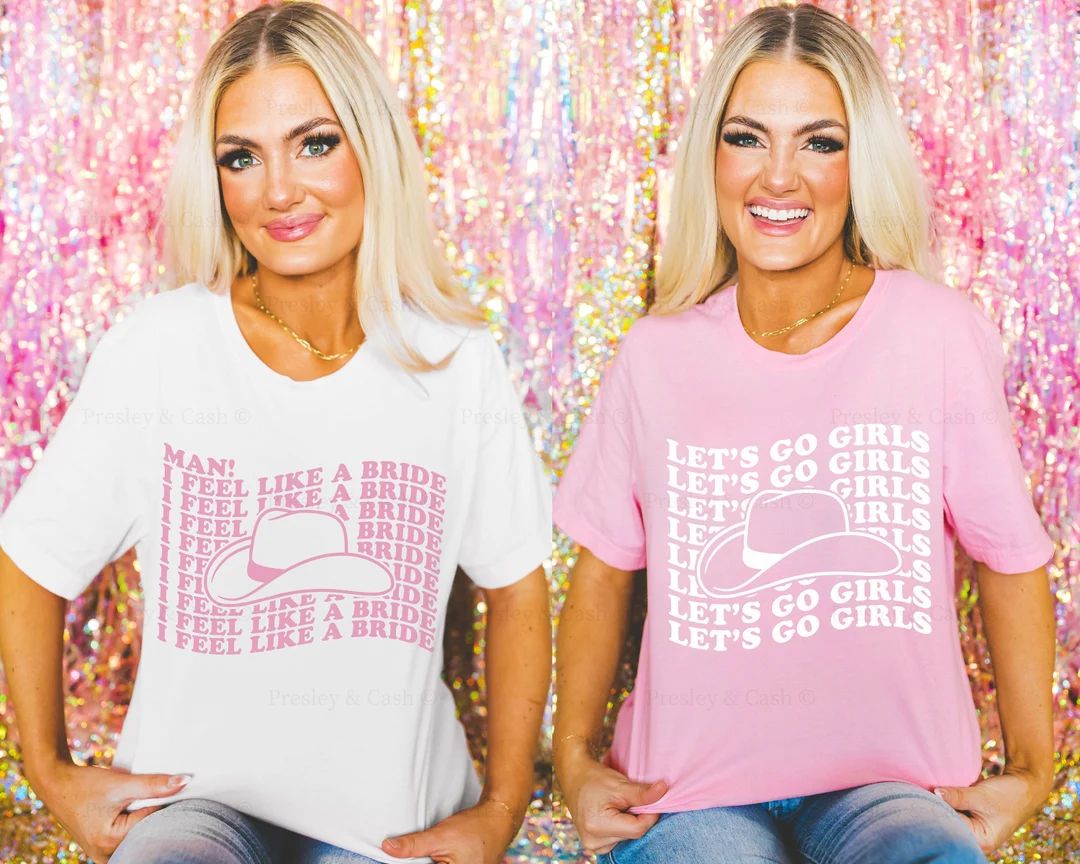 Let's Go Girls Shirts Nashville Bachelorette Shirts - Etsy | Etsy (US)