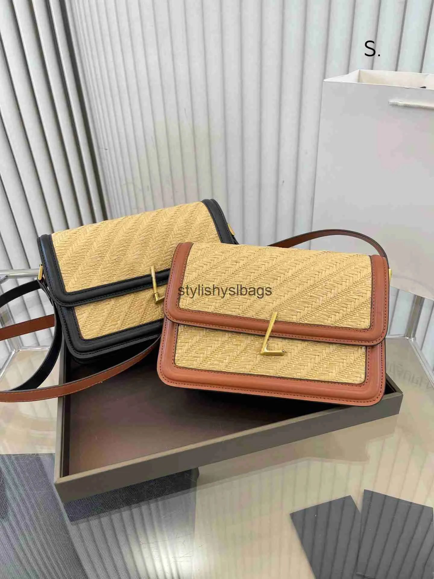 Shoulder Bags High Quality designer bags straw bag baguette luxury handbag shoulder chain crossbo... | DHGate