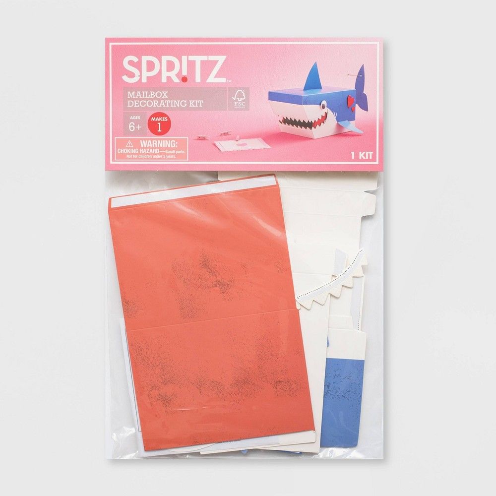 Shark Mailbox Valentine's Character Kit - Spritz | Target