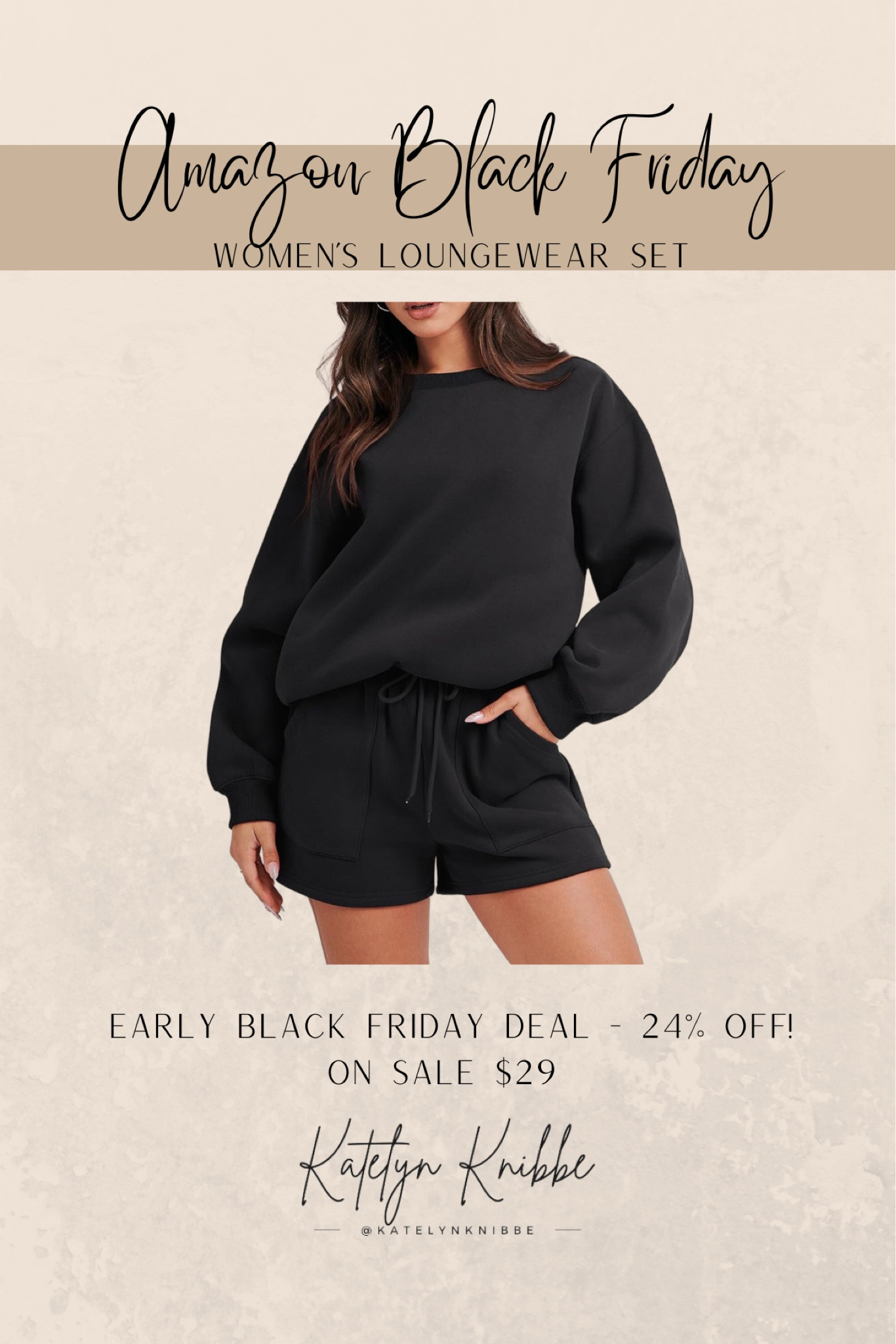 Early Black Friday deal on Amazon. Womens loungewear set on sale for only $29. Comes in various colors  

#LTKSaleAlert #LTKHoliday #LTKSeasonal