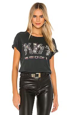 DAYDREAMER Kiss Tour Tee in Black from Revolve.com | Revolve Clothing (Global)
