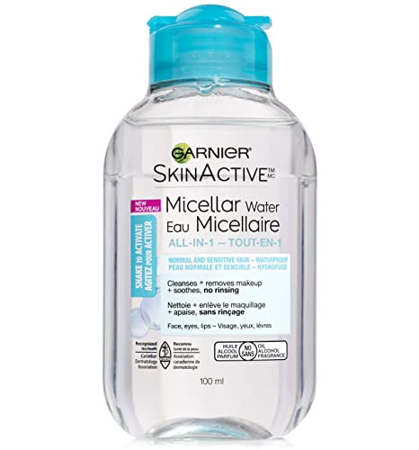 Garnier SkinActive Micellar Cleansing Water, For Waterproof Makeup, 3.4 Fl Oz | Amazon (US)
