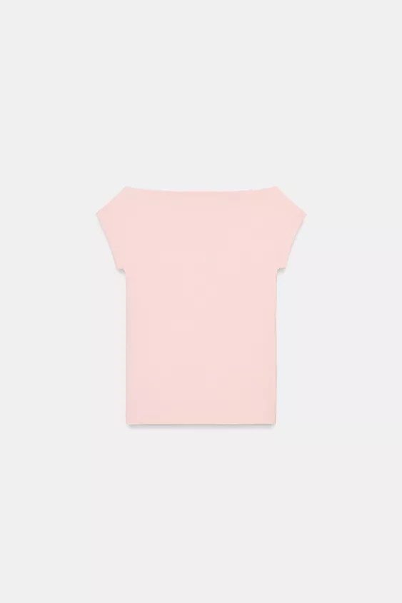 BOAT NECK T-SHIRT | Zara US