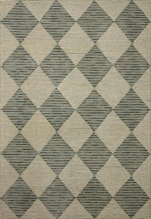 Loloi Chris Loves Julia x Francis Collection FRA-01 Area Rug 5'-0" x 7'-6" Spa/Granite Rectangula... | Amazon (US)