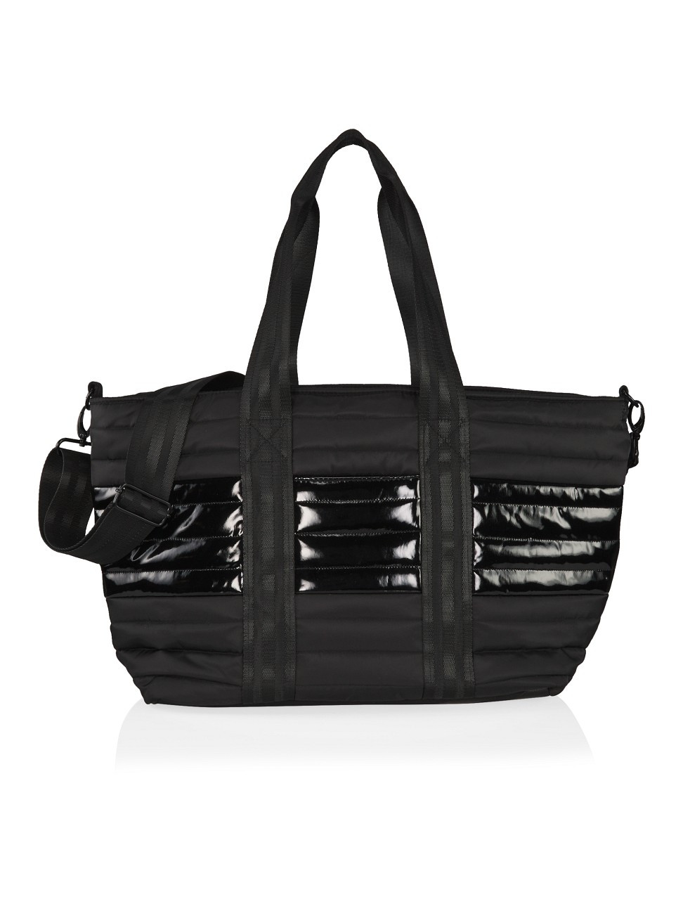 Women's Wingman Colorblock Quilted Tote - Black | Saks Fifth Avenue