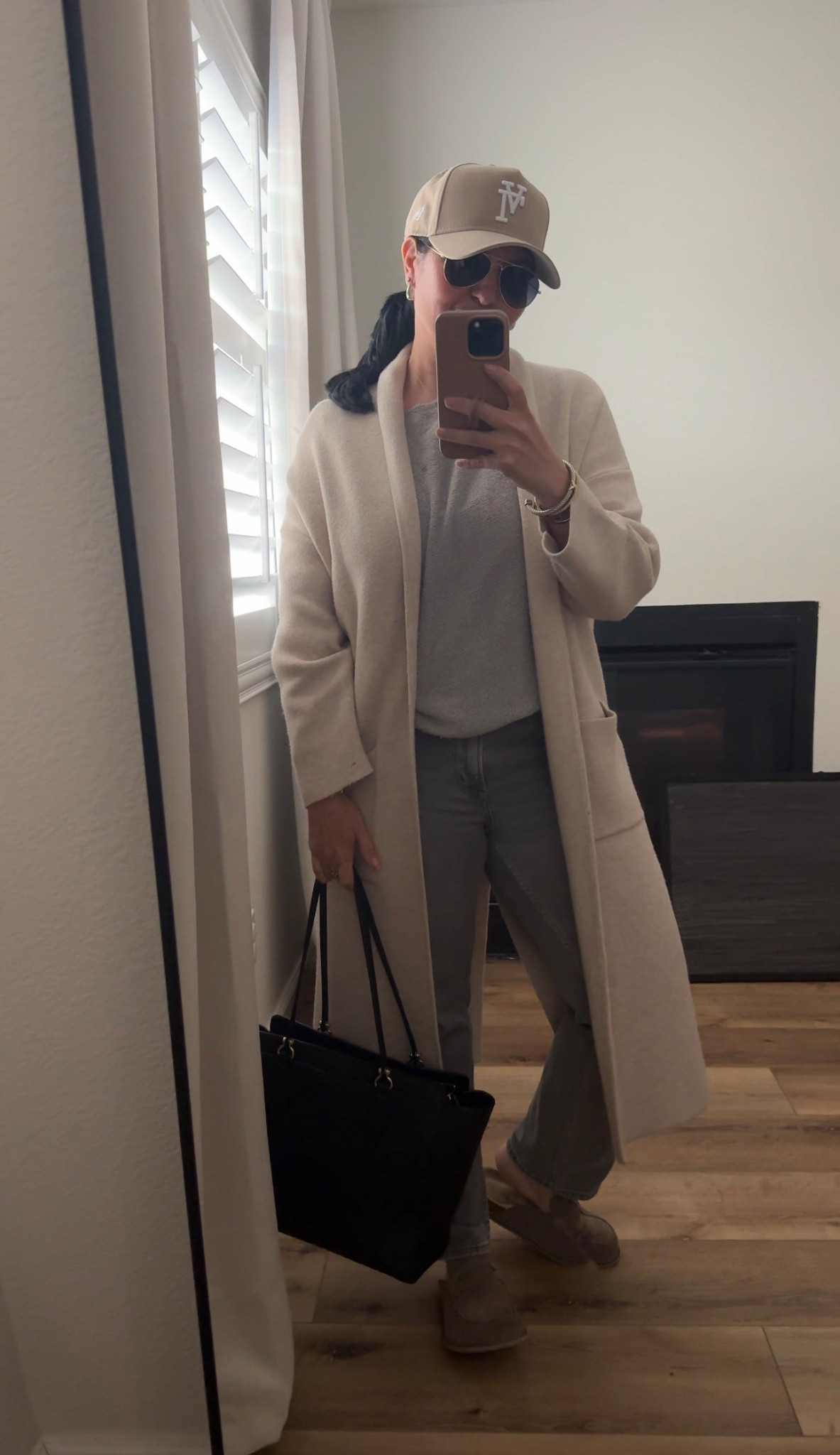 Off to pick up the kids and practice 

large in the top and cardigan. 10 in the jeans. 

Jeans: I’m wearing the ankle straight Ultra High Rise from Abercrombie. I’m  5’3 and love they hit

Cardigan: I’m wearing last years mango. I don’t see this exact style on their website so I linked a couple similar options. 

Let me know if you have any questions 

#LTKmomlife #LTKgrwm #LTKootd