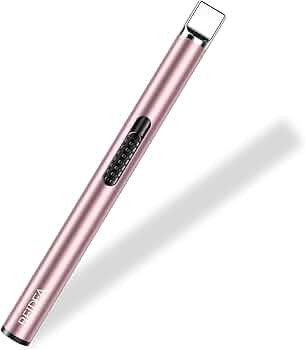 REIDEA Candle Lighter Long USB Rechargeable Lighter Arc Windproof Flameless Lighter with Safety S... | Amazon (US)