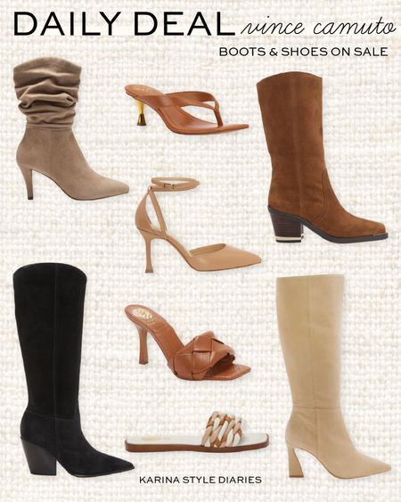 Daily Deal - Vince Camuto shoes and boots on sale! 

#LTKshoecrush #LTKSeasonal #LTKsalealert
