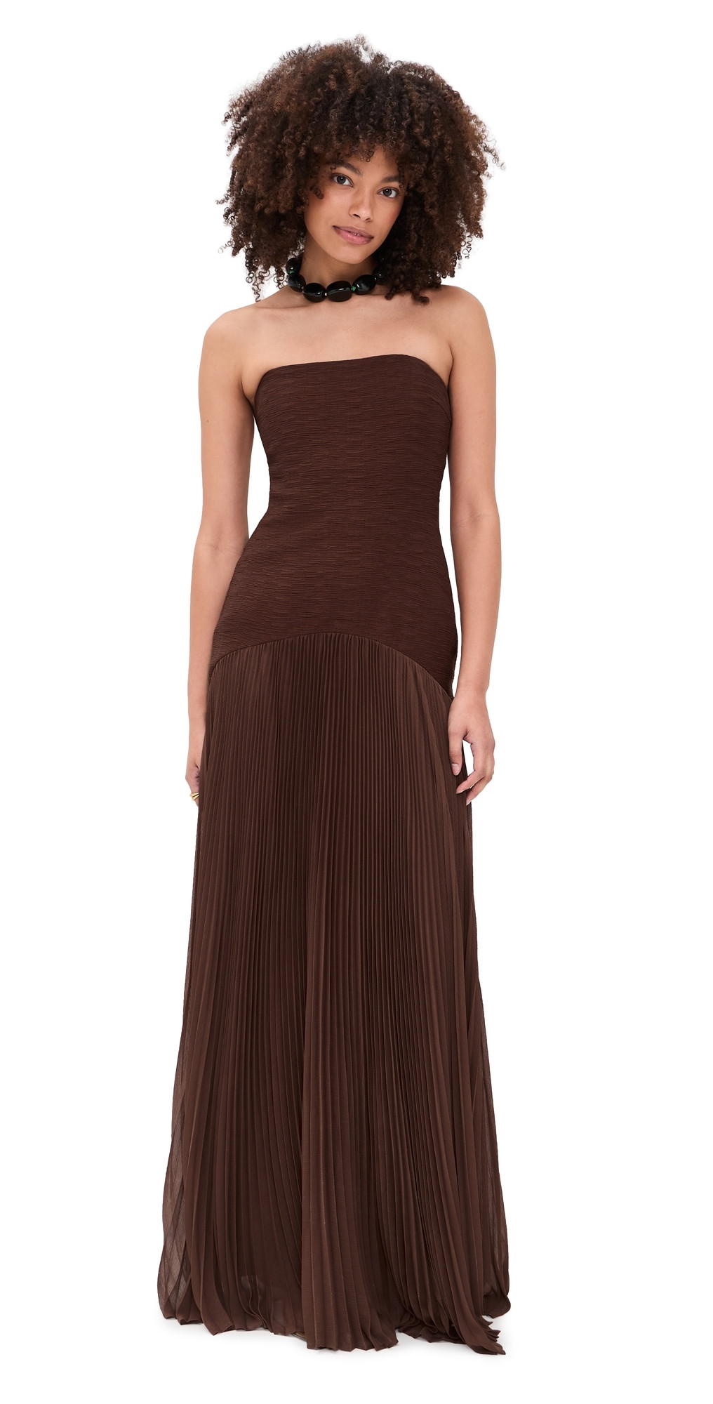 ALEXIS Sunniva Dress Brown L | Shopbop