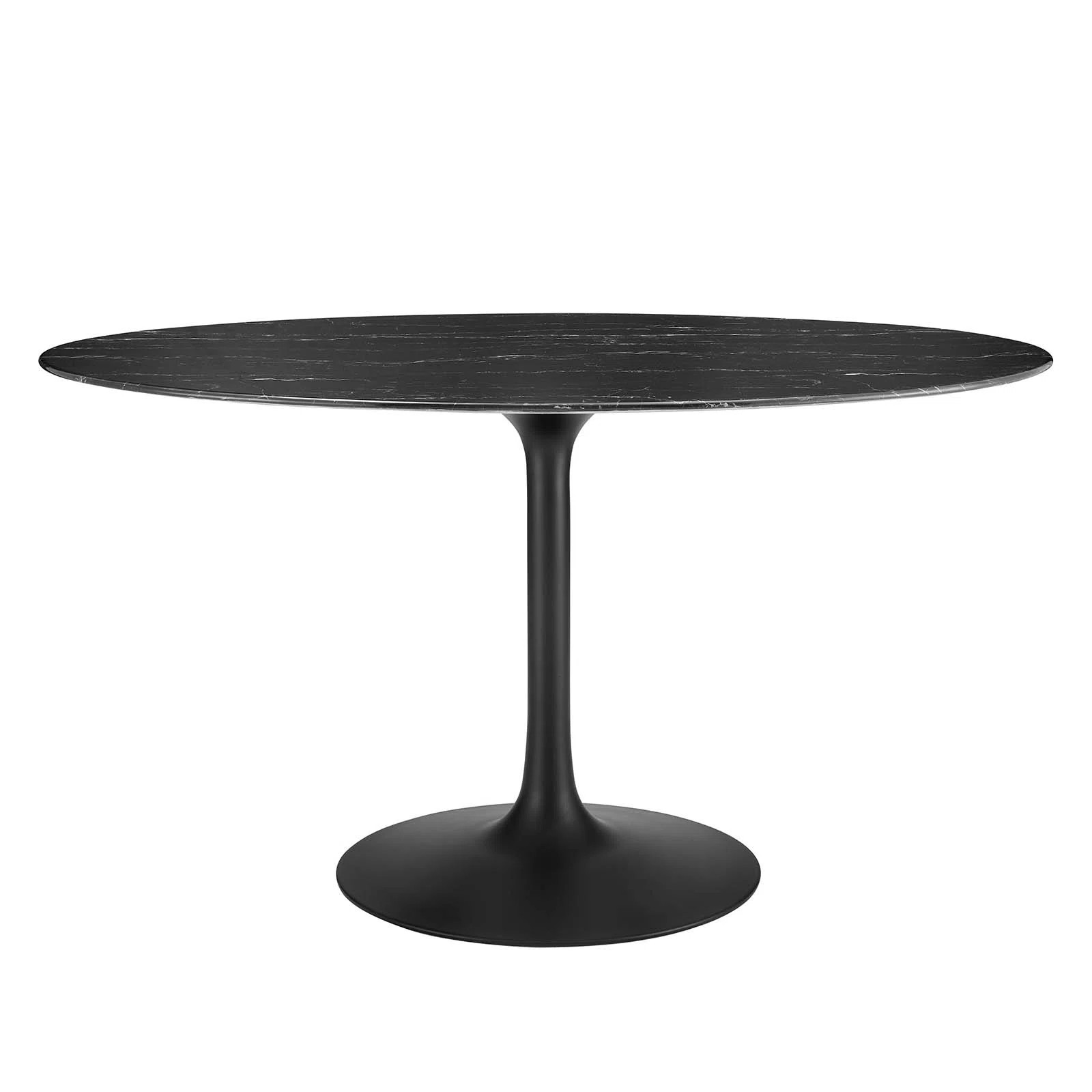 Modway Lippa Oval Artificial Marble Dining Table | Wayfair North America