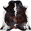 Sunshine Cowhides Brindle Dark Tricolor Cowhide Rug XL Approx Size 6ft x 8ft 180cm x 240cm from | Amazon (US)