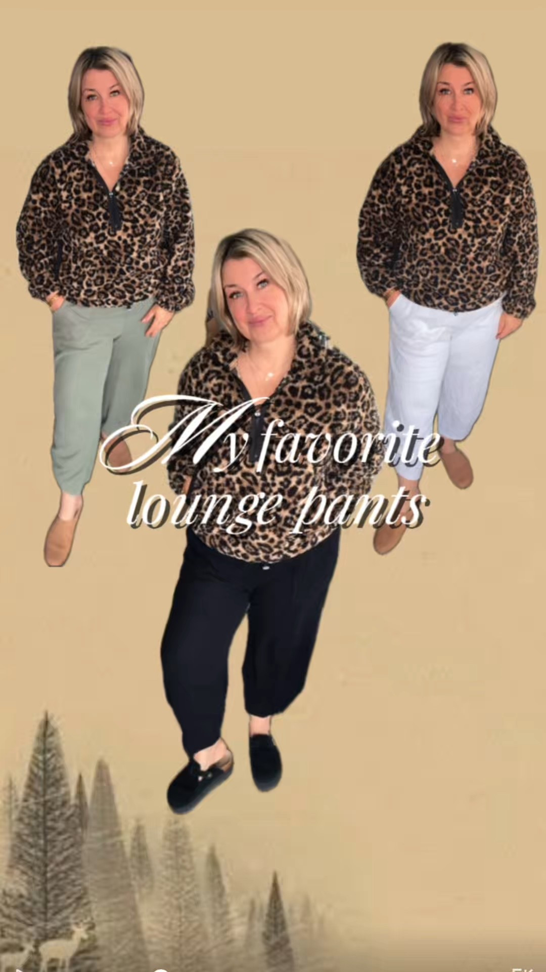 Your new everyday lounge essential
Top-rated comfy lounge pants for women—soft fabric, flattering fit.

women’s lounge pants, comfy pants for women, ultra soft loungewear, cozy lounge pants, relaxed fit pants, casual everyday pants, soft loungewear bottoms, comfortable women’s pants, leopard pullover, cozy pullover, fleece pullover, women’s fall tops, warm winter pullover, casual leopard sweater