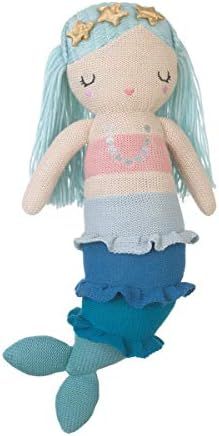 NoJo Sugar Reef Mermaid Super Adorable Mermaid Plush Doll, Aqua, Teal, Pink | Amazon (US)