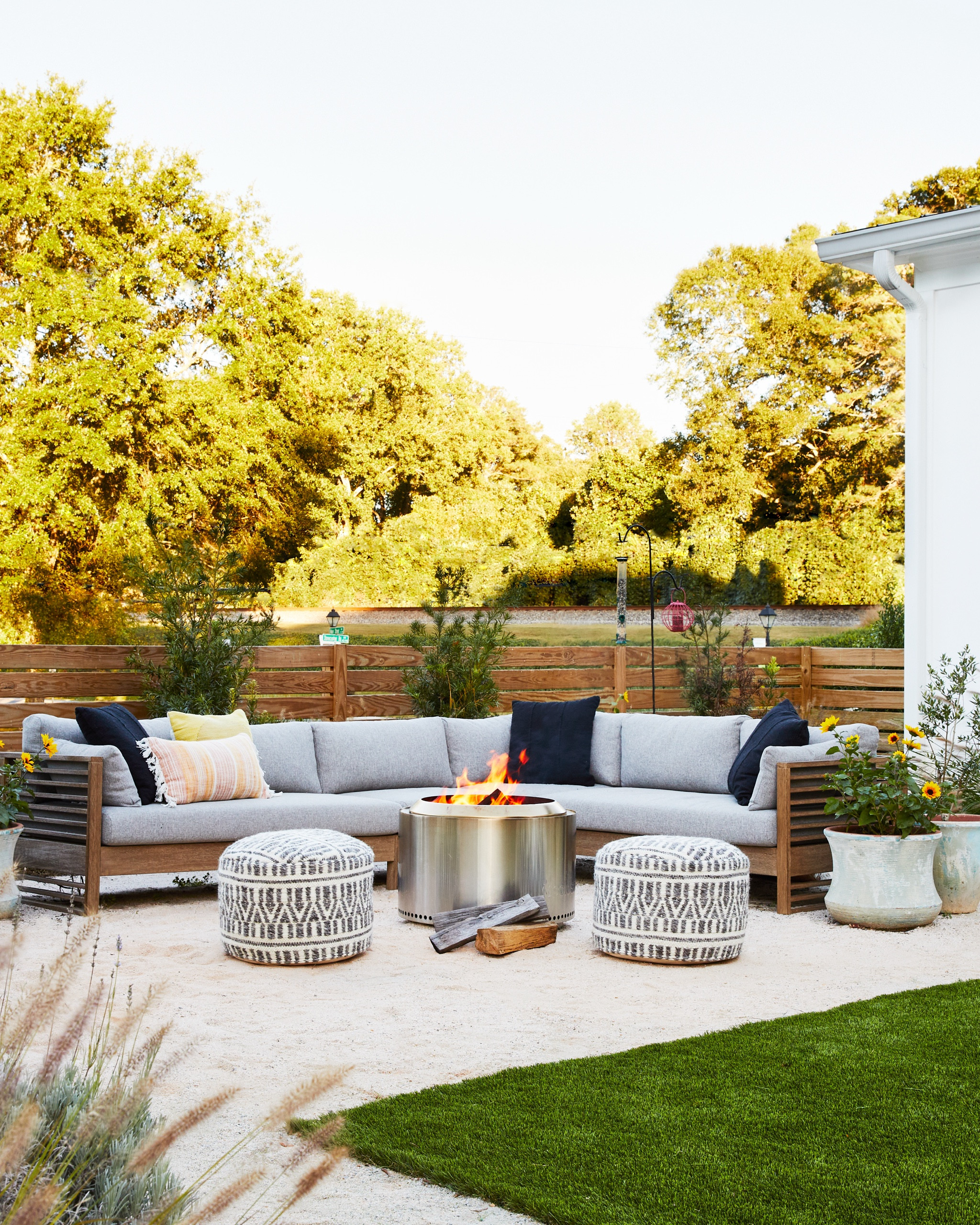 The perfect outdoor spot to relax. 

@raisingsimple x @yardzen

#LTKover40 #LTKSeasonal #LTKhome
