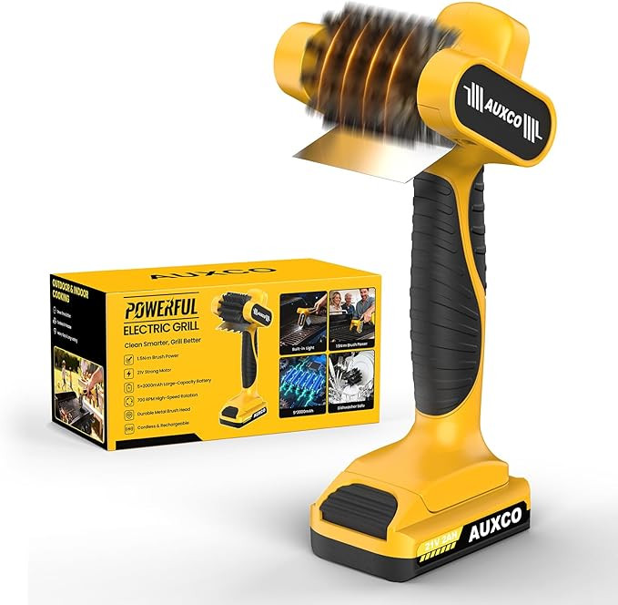 Grill Brush – Electric Grill Brush for Outdoor with 700 RPM Stainless Roller, Grill Cleaner Bri... | Amazon (US)