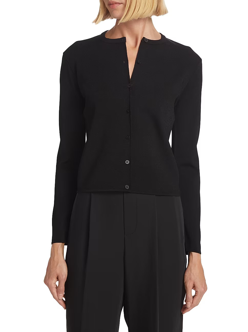 Classic Crew-Neck Cardigan | Saks Fifth Avenue