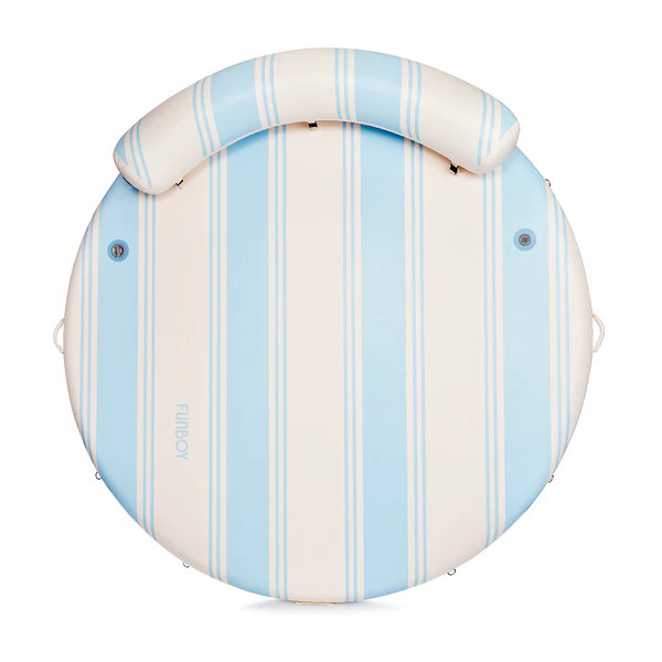 Leisure Island Floating Dock with Backrest | FUNBOY