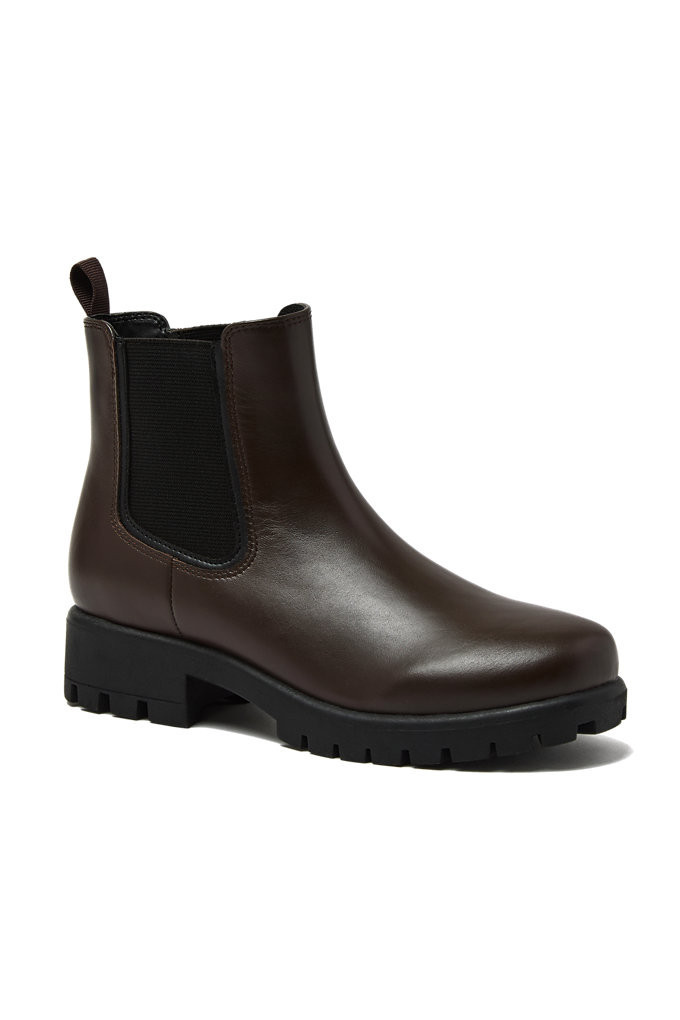 Women's Classic Leather Chelsea Boots - Lands' End - Brown - 9H | Lands' End (US)