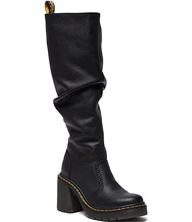Dr. Martens Women's Kasey Virginia Leather Heeled Tall Boots - 11 | Dillard's