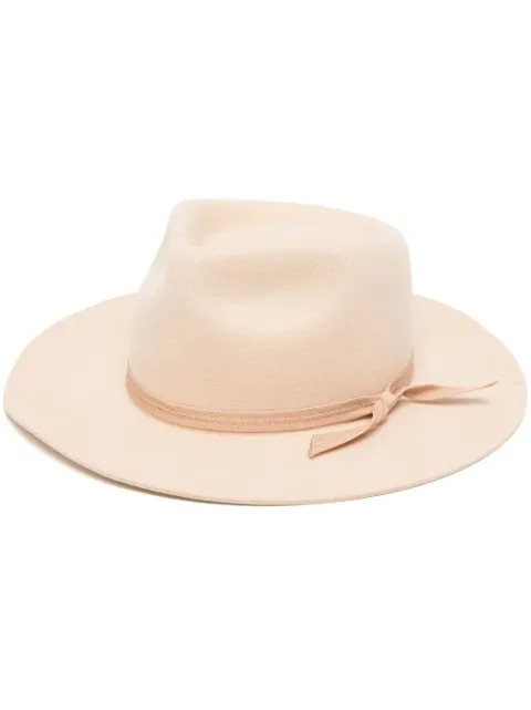 Zulu wide-brim fedora hat | Farfetch Global