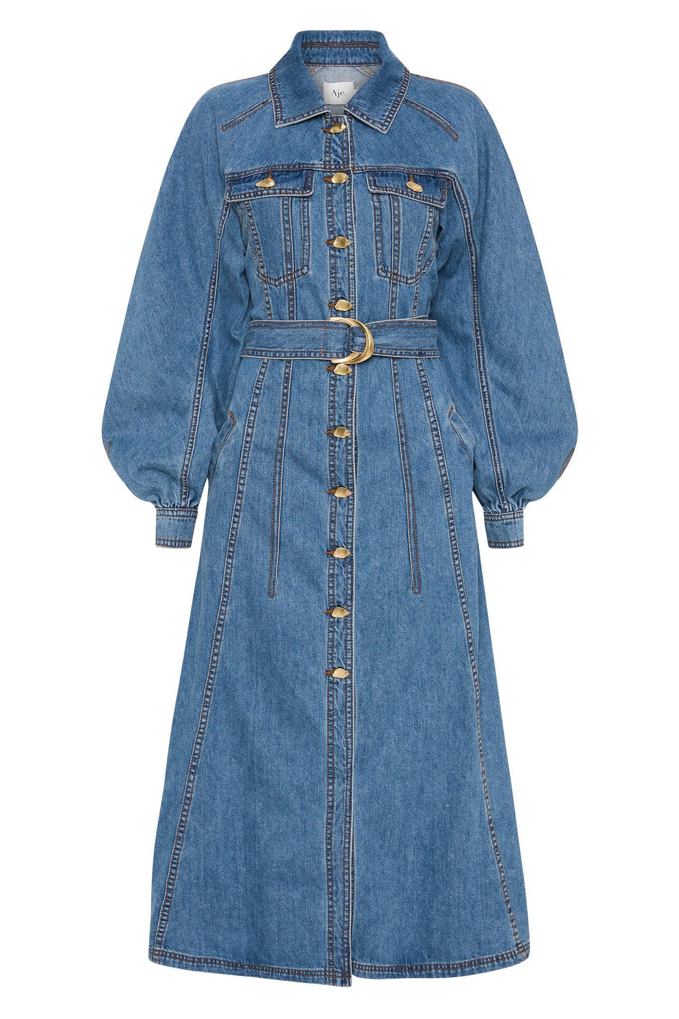 Colorado Denim Midi Dress | aje. (Australia and New Zealand)
