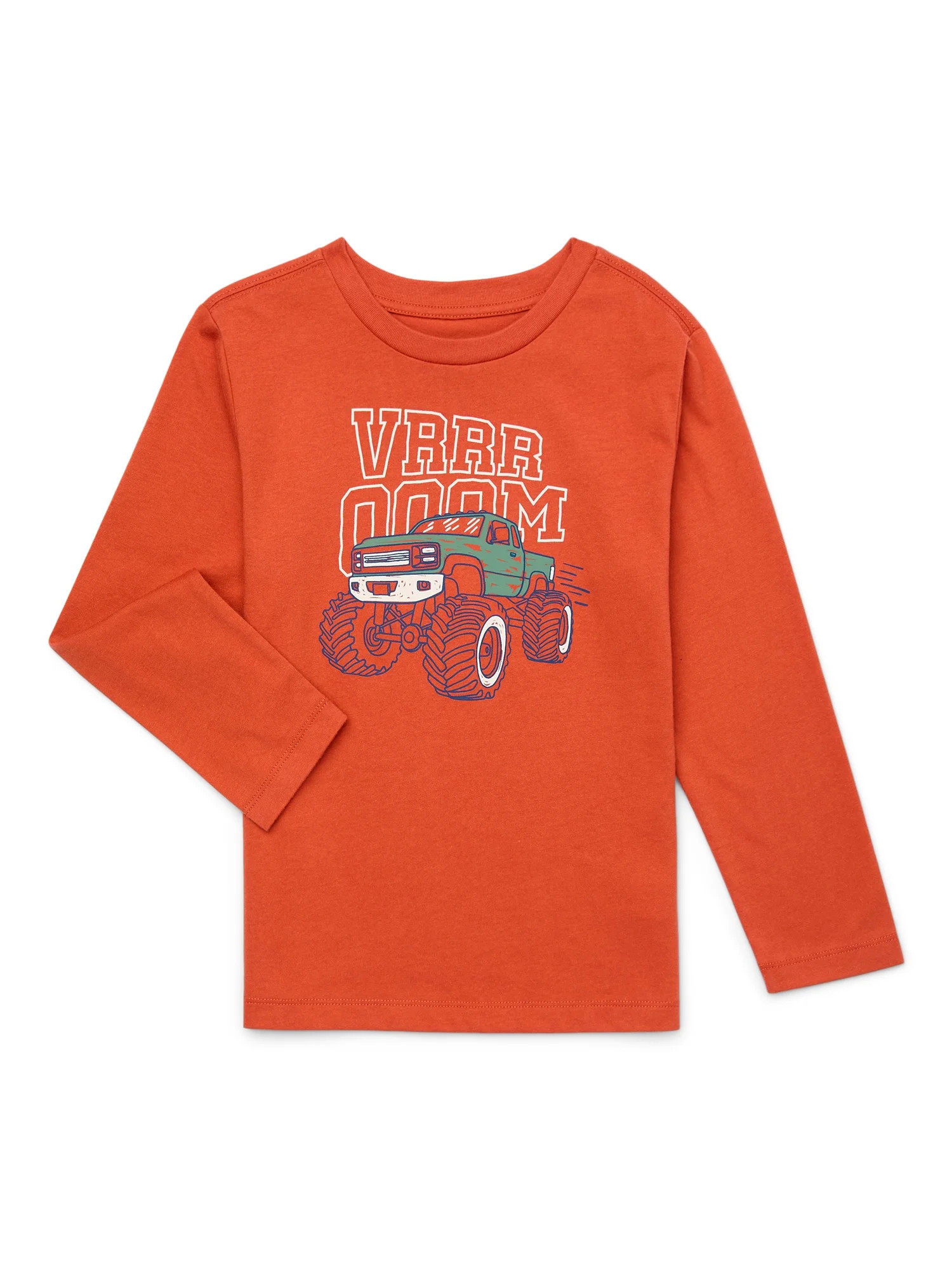 365 Kids by Garanimals Boys Graphic Tee with Long Sleeves, Sizes 4-10 | Walmart (US)