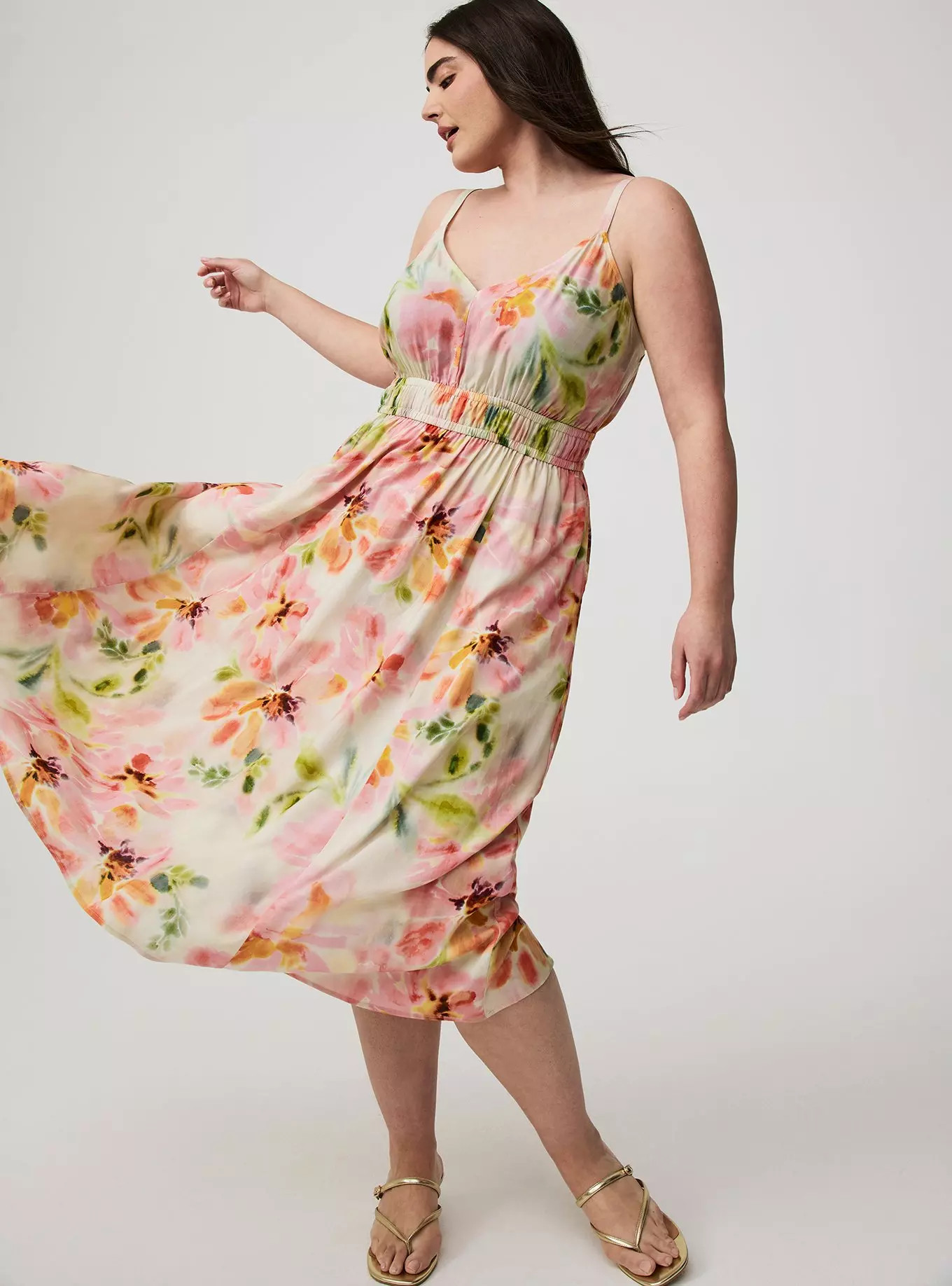 Midi V-Neck Dress | Torrid (US & Canada)
